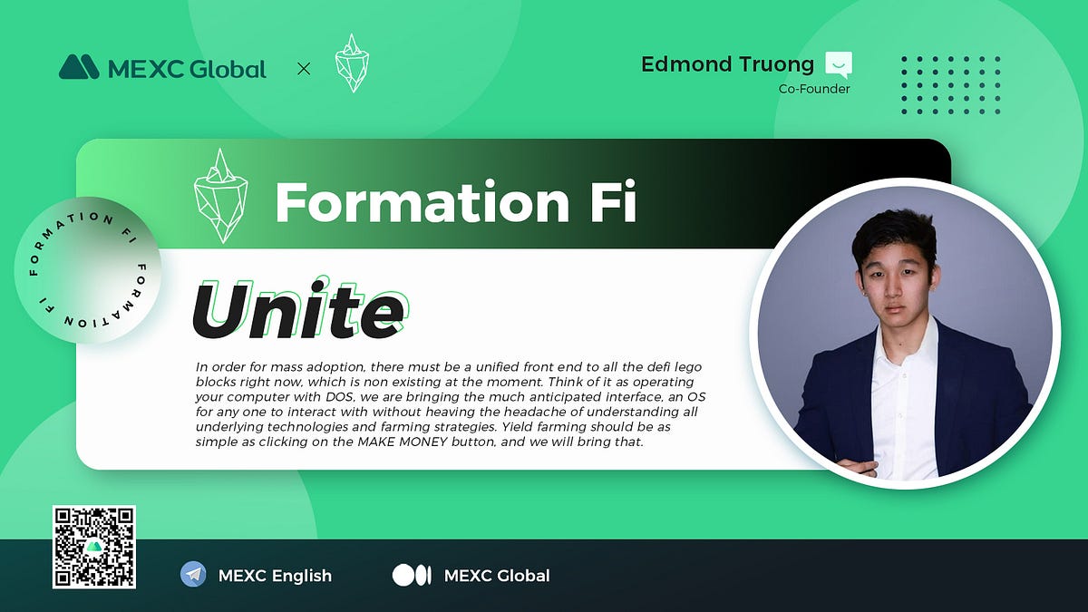 AMA Session with Edmond Truong from Formation Fi (FORM) | by MEXC Global |  MEXC Global | Medium