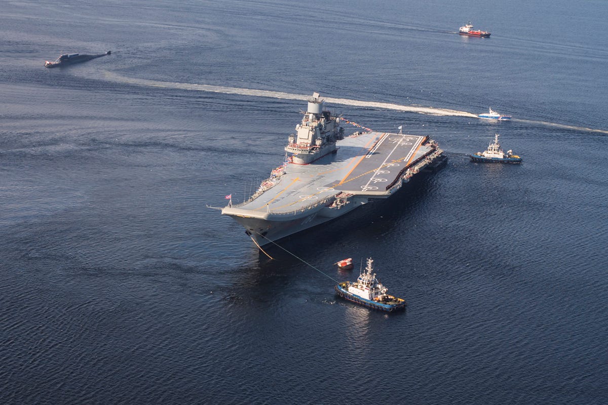 The Slow Death of Russia's Only Aircraft Carrier — Admiral Kuznetsov | by Wes O'Donnell | Medium