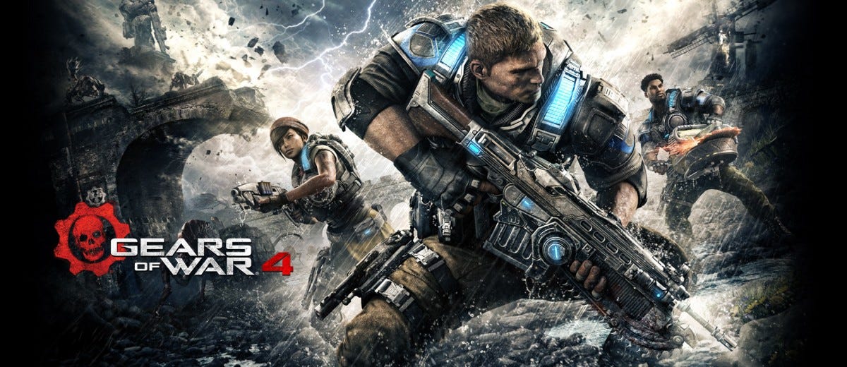 Cover art from Gears of War 4 (Xbox One)
