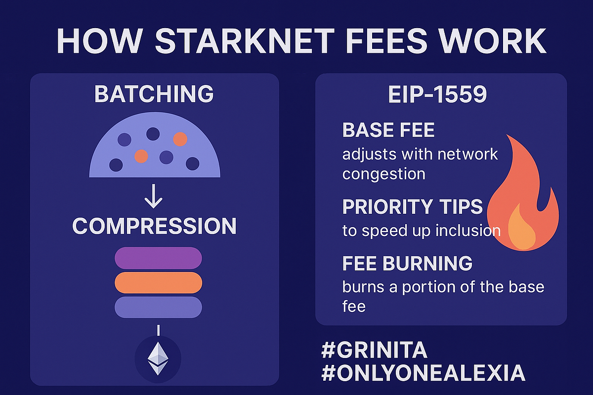 How does Starknet handle transaction fees, and what role does EIP-1559  play? | by Chukwuma Alexia | Medium