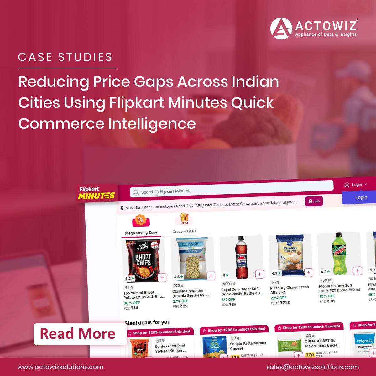 📍⚡ Reducing Price Gaps Across Indian Cities Using Flipkart Minutes Quick Commerce Intelligence