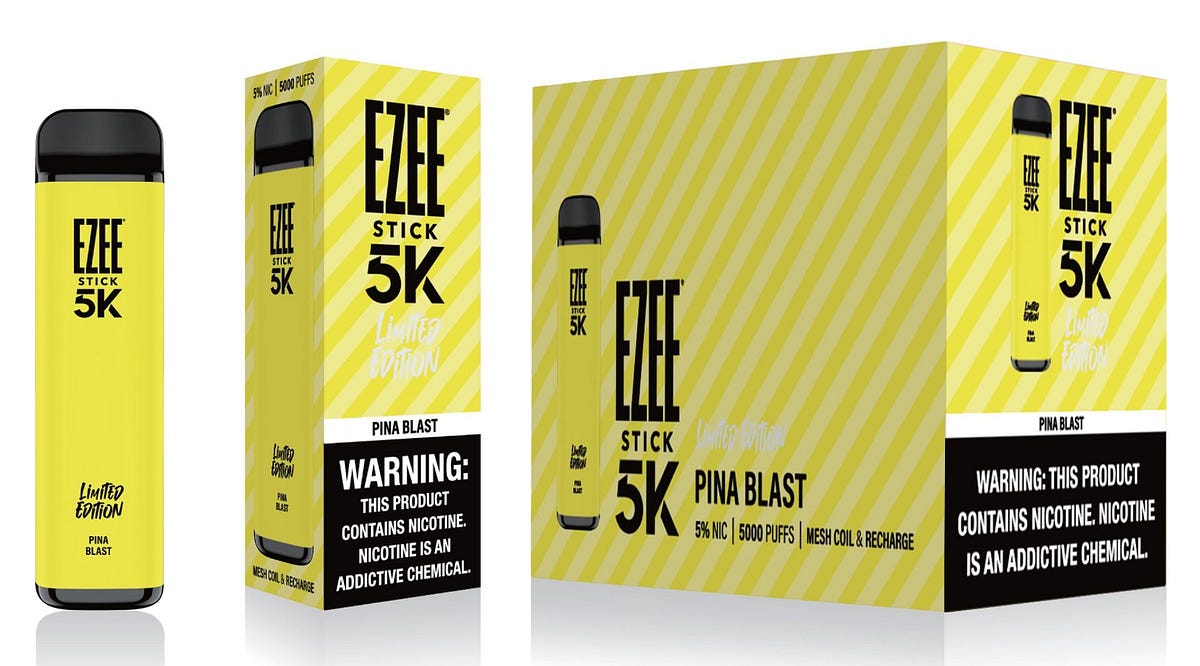 EZEE STICK 5k LIMITED Disposable Device 5 — 5000 Puffs — 10 Pack