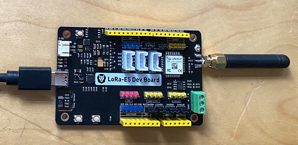 Getting started with LoRaWAN development and STM32 on a Mac | by Nic ...