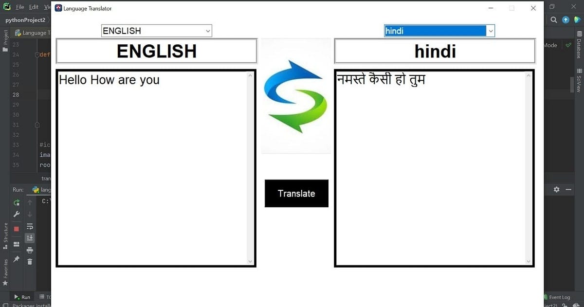 Language Translator by Python. Language Translator by using Python ...