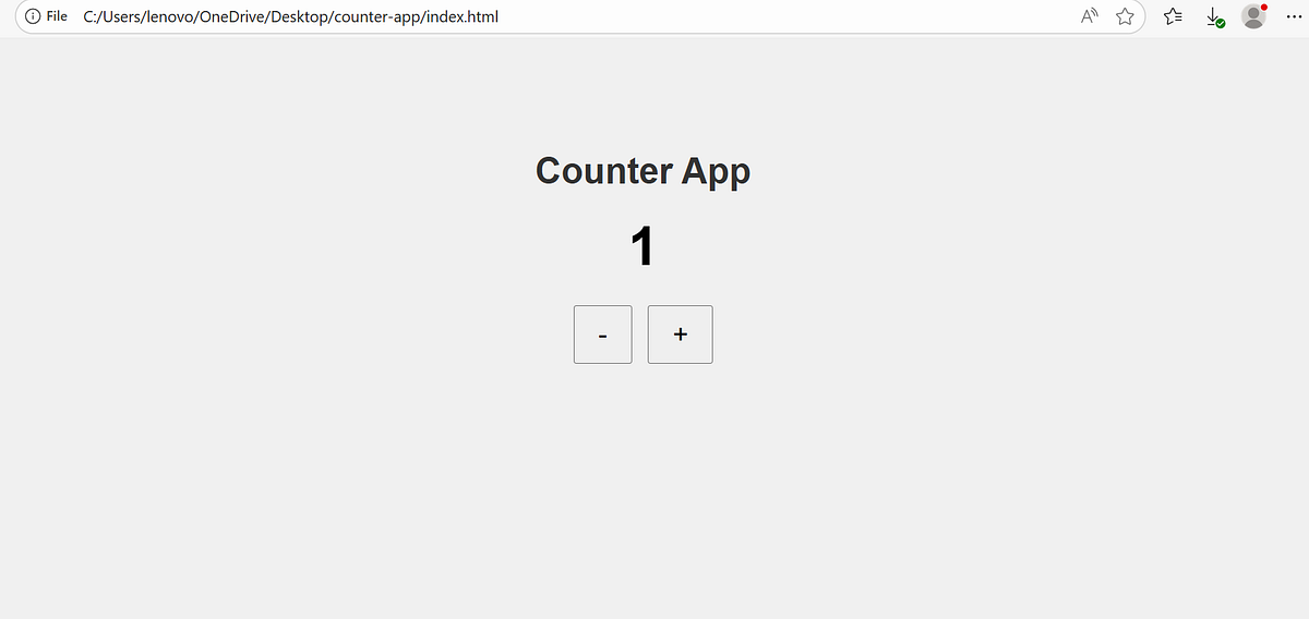 Web Development 101: Building a Counter App Using HTML, CSS, and ...