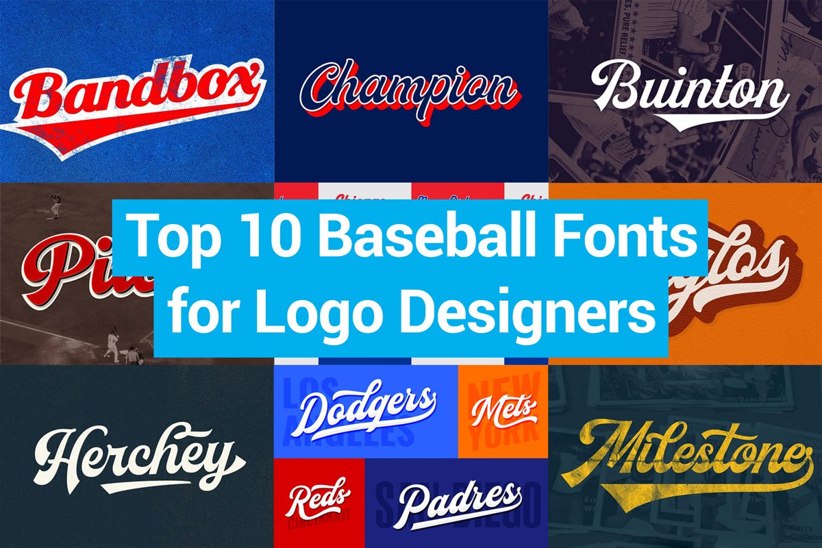 Top 10 Baseball Fonts for Logo Designers in 2022 Ebaqdesign™