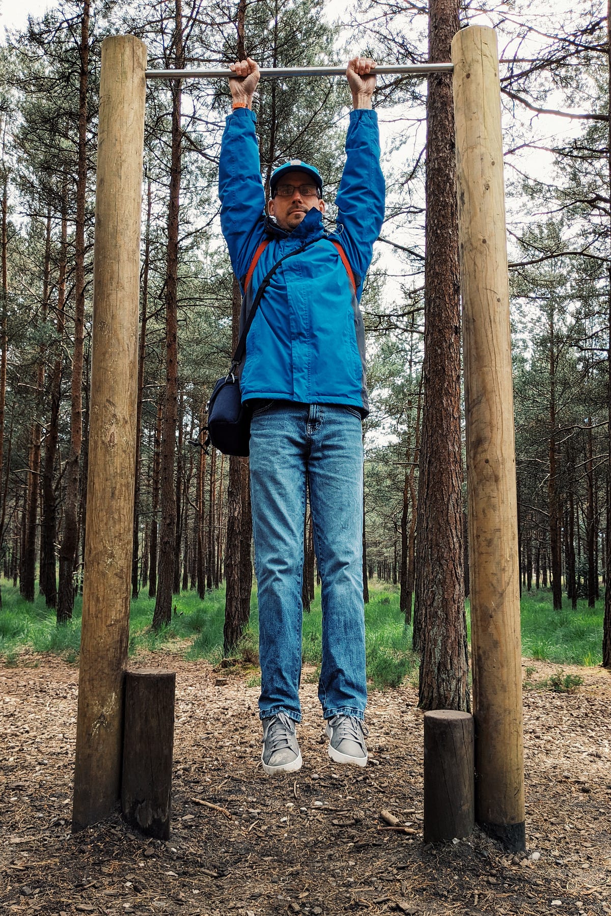 This Is Me, Hanging From A Bar - Six Word Photo Story Challenge - Medium