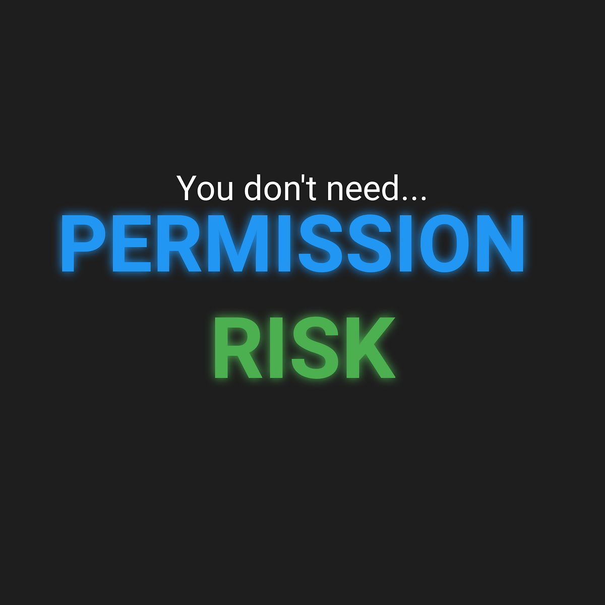 You don't need permission to take risk. by Chigozie Udo Jul, 2023