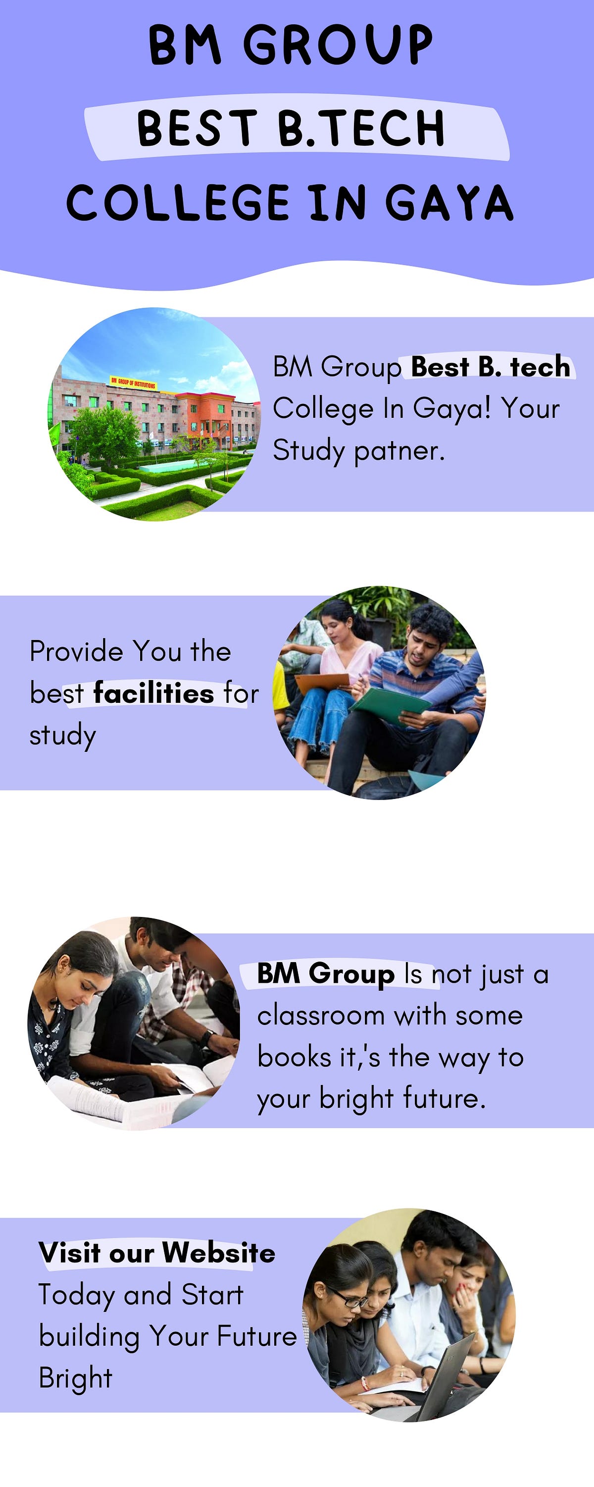 BM Group Top B. Tech College In Bihar - BM College of Pharmacy - Medium