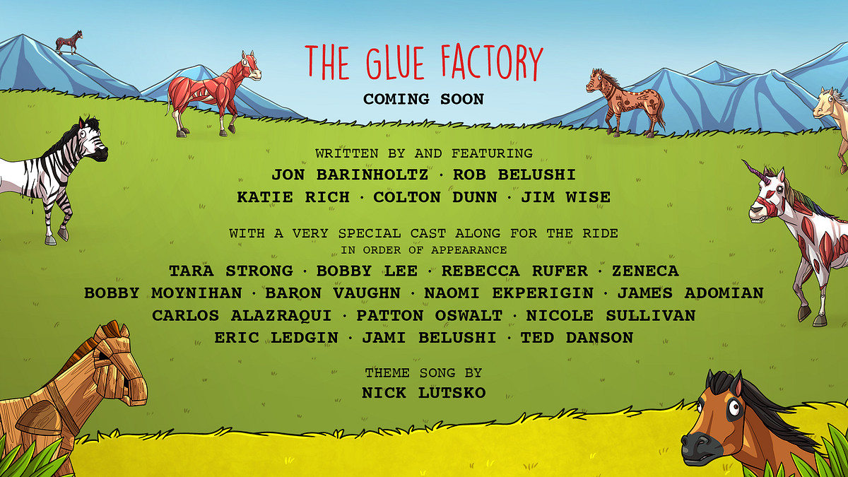 The Glue Factory’s hot to trot cast. by Glue Factory Medium