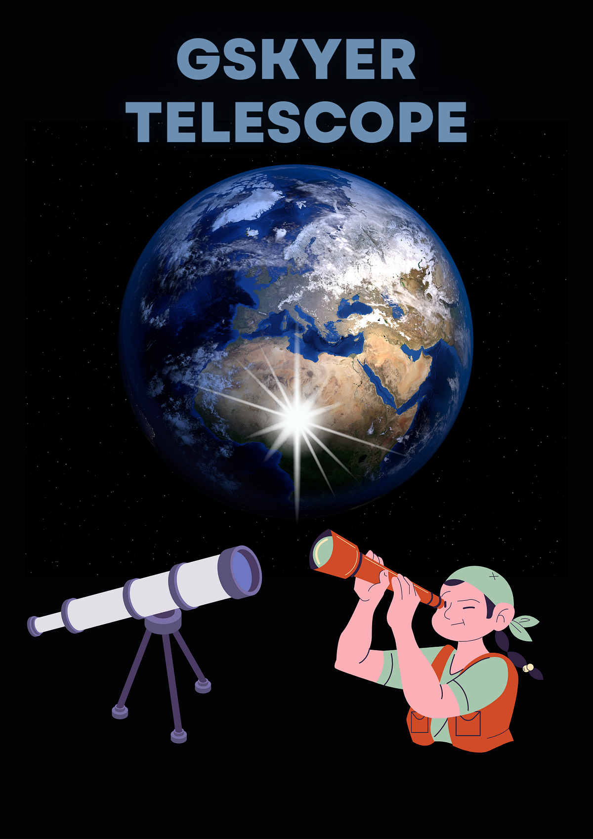 Gskyer Telescope. Can you see with the Gskyer? by zain ul