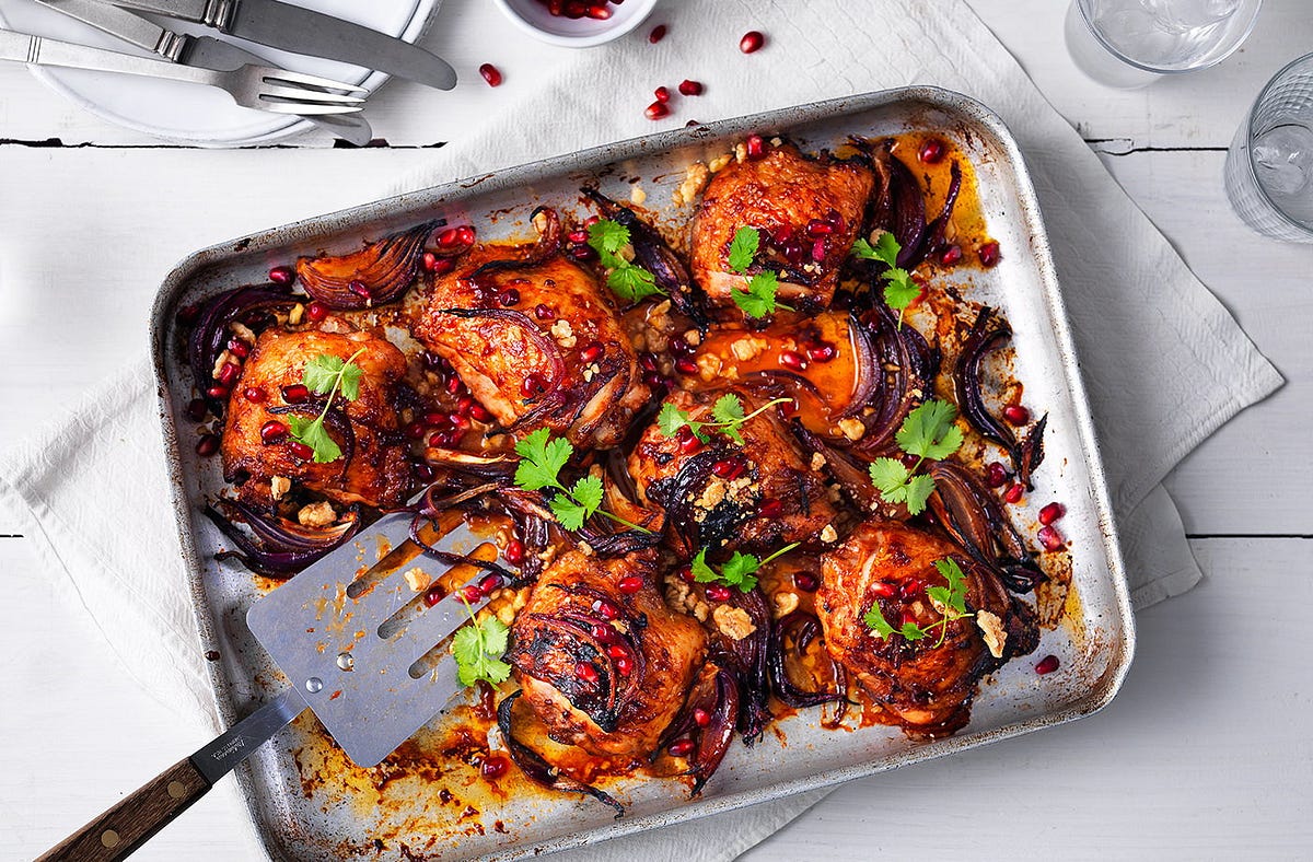 Pomegranate Molasses Chicken Recipe by Mideast Grocers Medium
