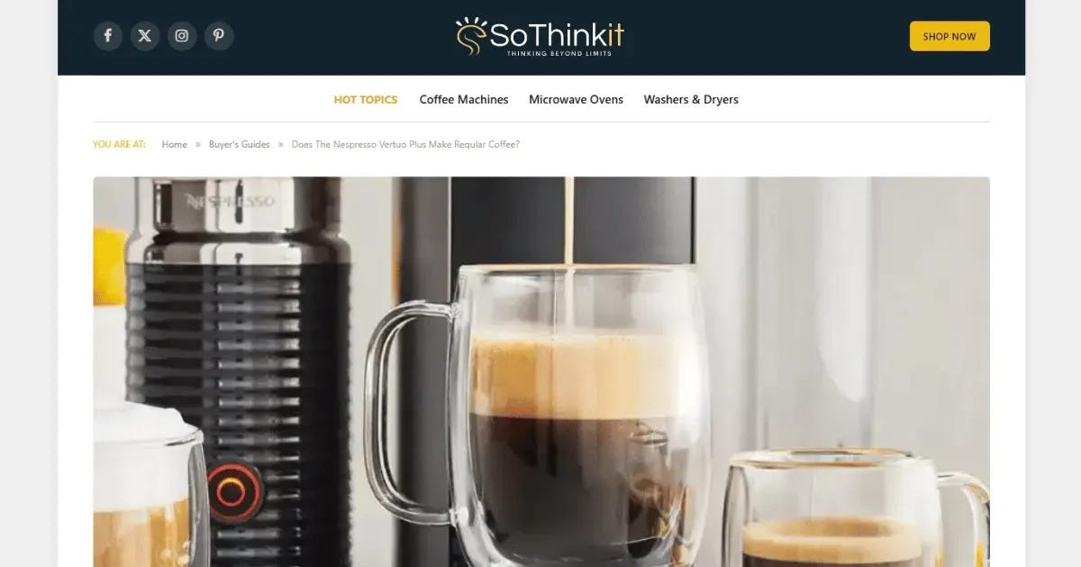 Which Capsules Work With Nespresso Vertuo Plus Coffee Maker?