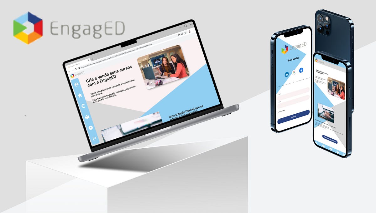 UX/UI plataforma Engaged.. Como apliquei o UI Design para… | by Sabrina ...