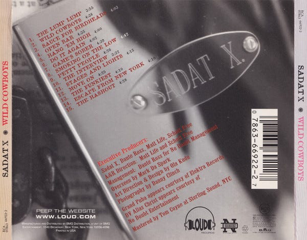 ヒップホップ+ラップ Sadat X - Wild Cowboys Sadat X - Wild Cowboys - Amazon.com Music
