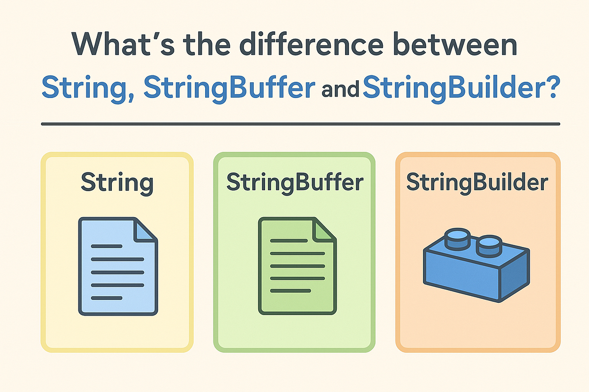 Why They Ask: “What’s the difference between String, StringBuffer and ...