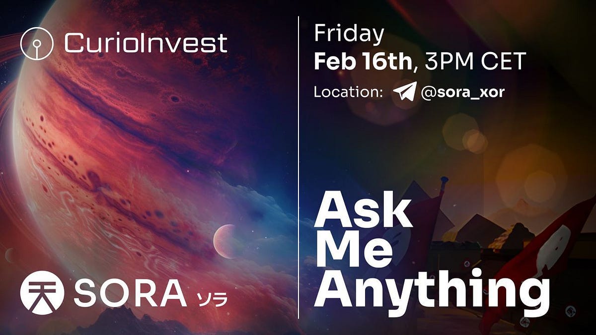 SORA x Curio AMA