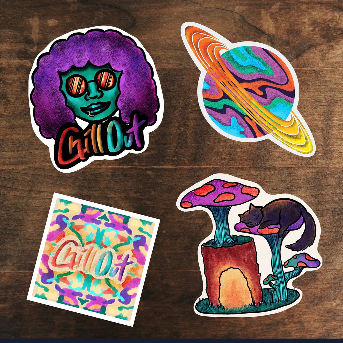 アート・デザイン・音楽 STICKERS PUNK ROCK TO CONTEMPORARY ART Stickers Vol. 2 - From Punk Rock to Contemporary Art