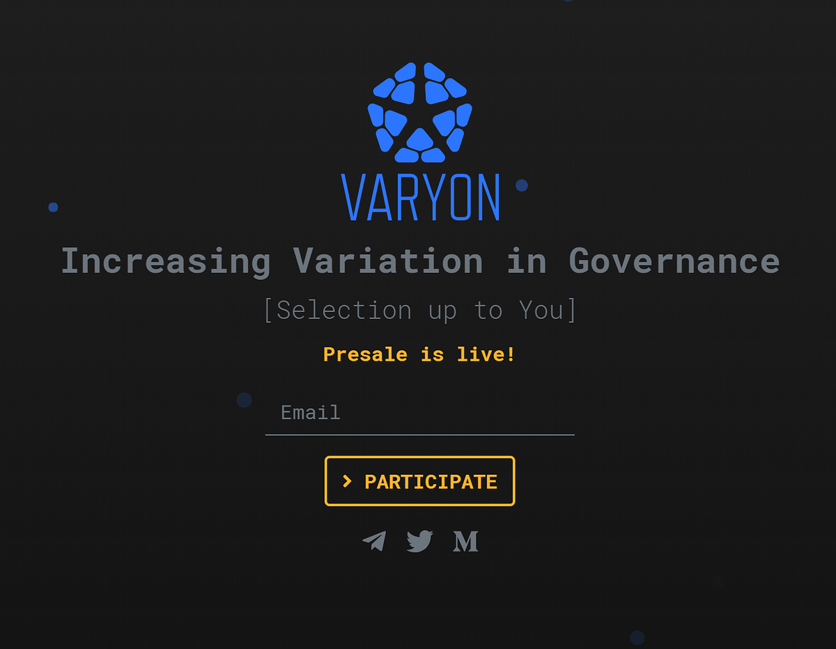 How to Participate in the Varyon ICO | by Blue Frontiers | Medium