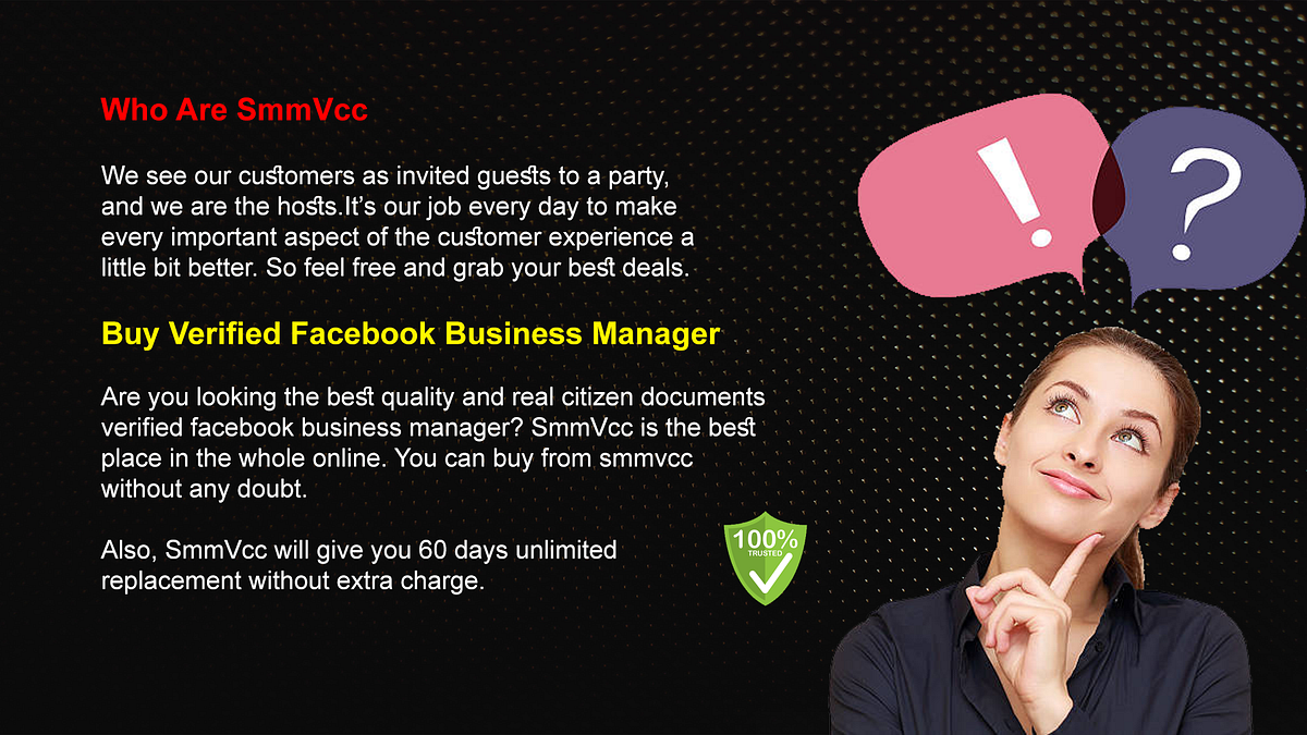 How to Get Verified Facebook Business Manager by SmmVcc The Curated