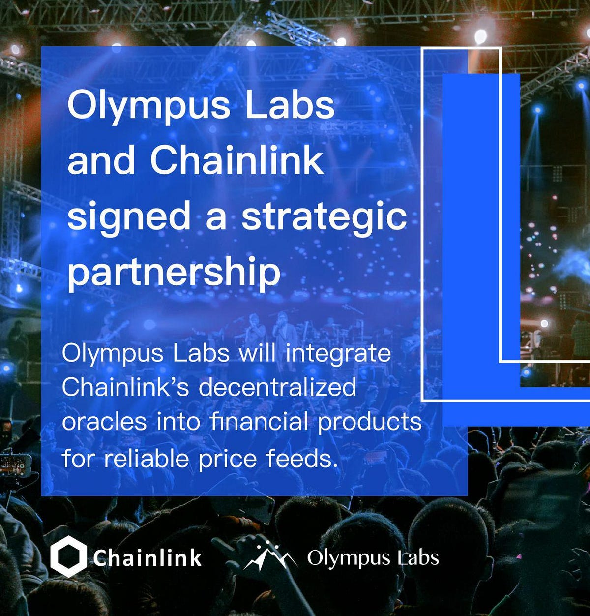 Olympus Labs and Chainlink integrate decentralized oracles into financial  products for reliable price feeds | by Olympus Labs | Olympus Labs | Medium