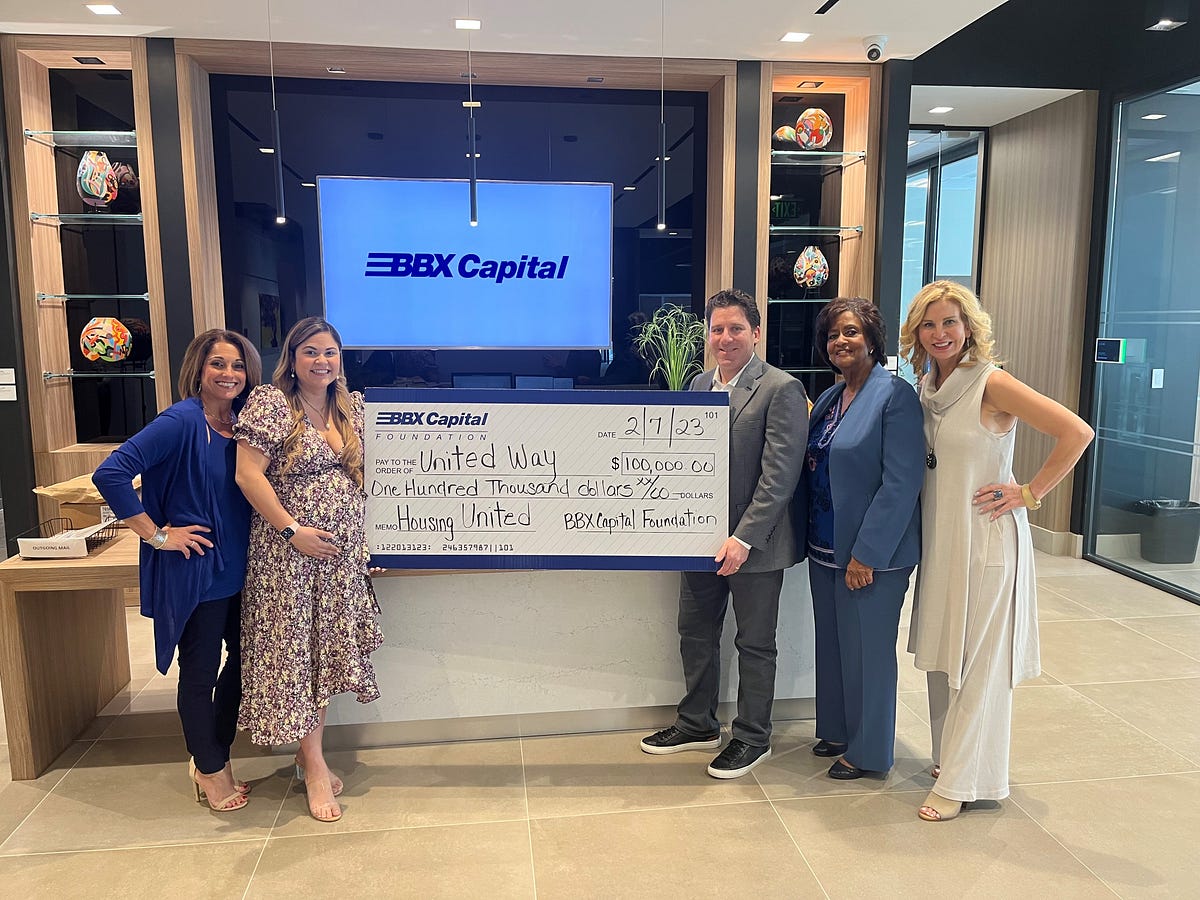 UNITED WAY OF BROWARD COUNTY’S HOUSING UNITED INITIATIVE RECEIVES