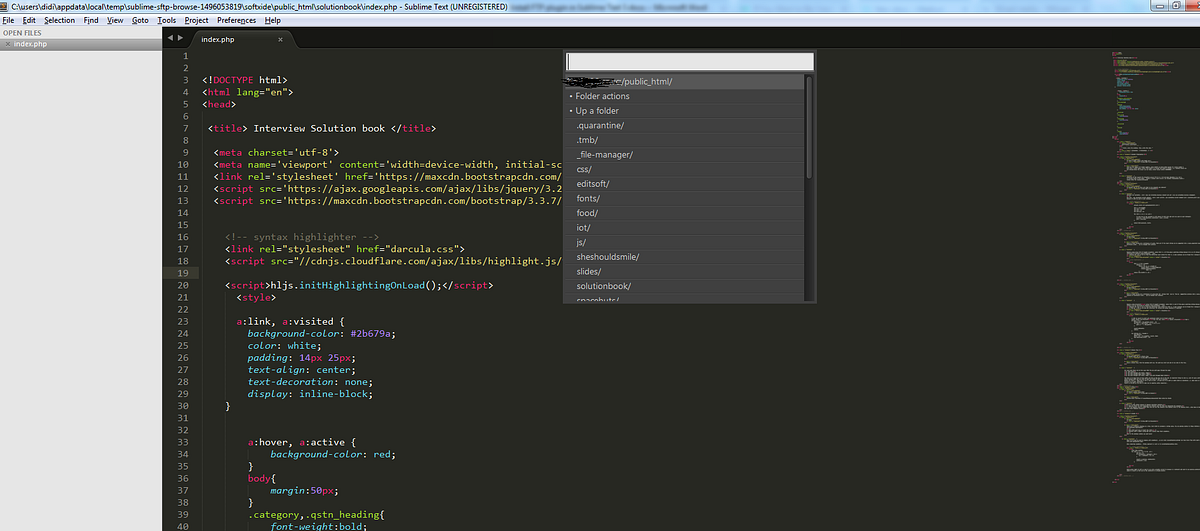 Installing FTP plugin in Sublime Text 3/2 by Divyanshu Jimmy Medium