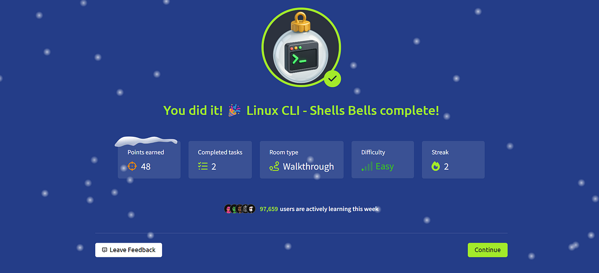 Advent of Cyber 2025 — Day 1 Write-Up: Linux CLI- Shells Bells | by ...