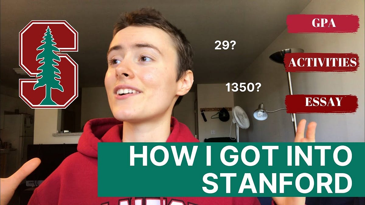 How I got into Stanford (stats, activities, etc. + advice!) by