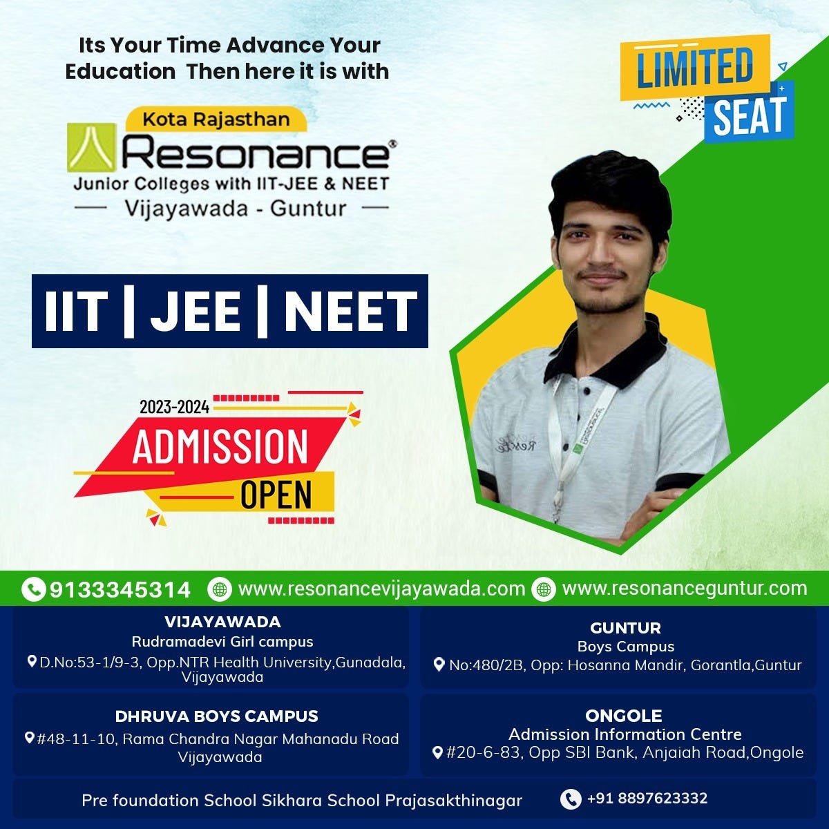 Best NEET coaching centers in Vijayawada and Guntur by Resonance