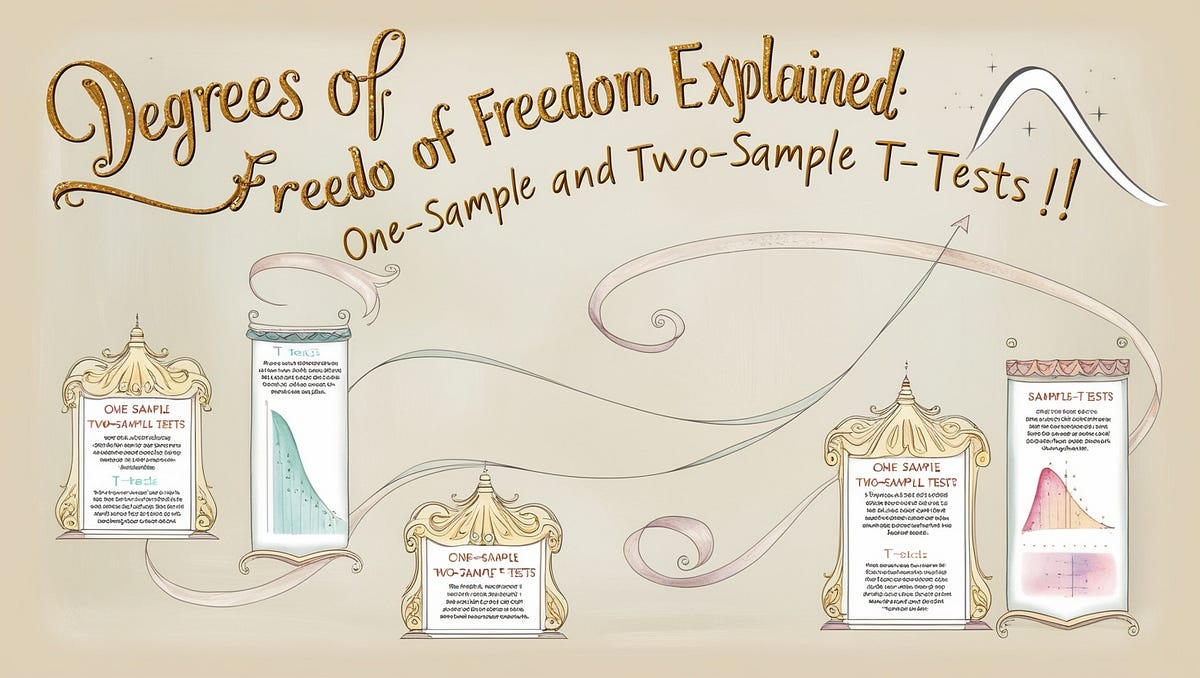 Degrees of Freedom Explained OneSample and TwoSample TTests! by