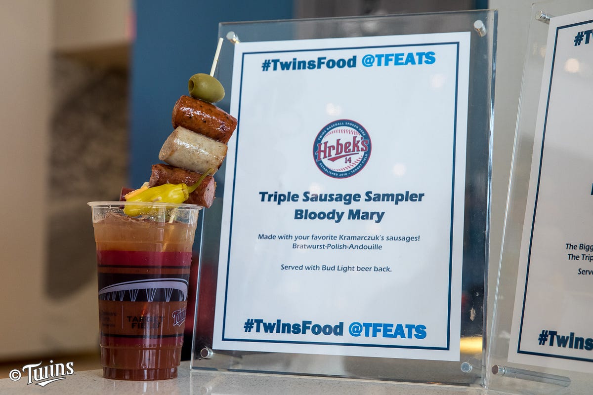 2017 Target Field Food Lineup by Brace Hemmelgarn Twins Pics