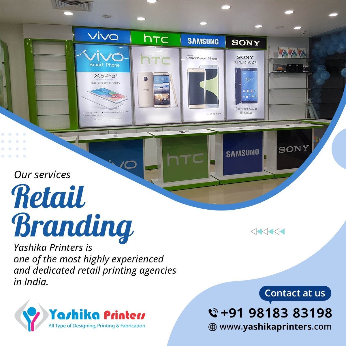 Inshop Branding services in India - Yashikaprinters - Medium