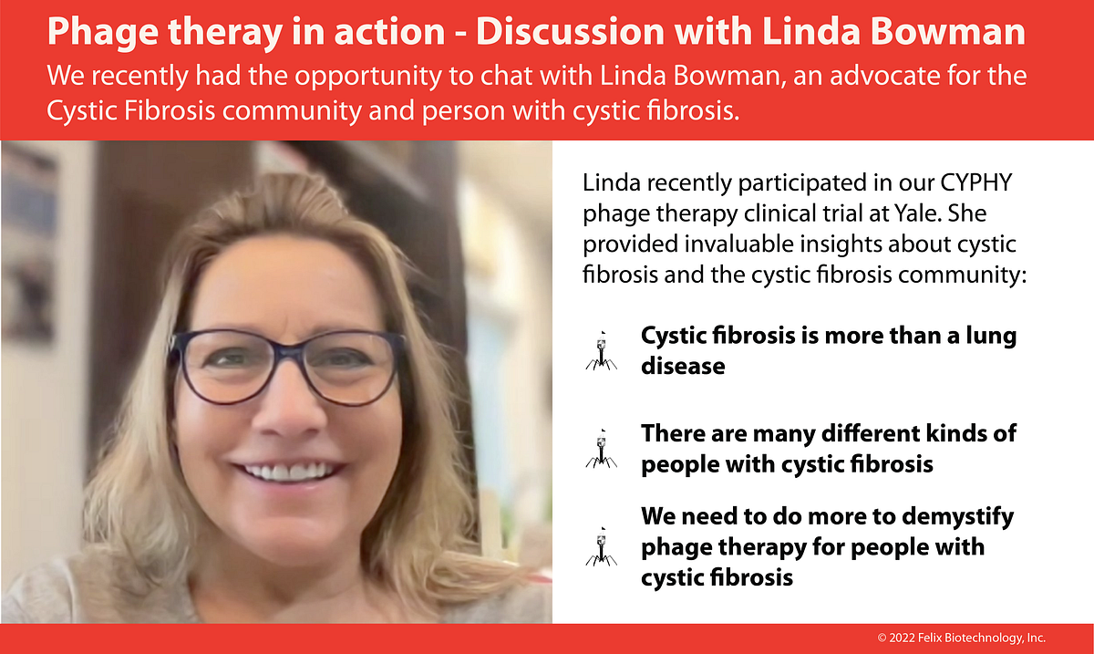 Phage therapy in action — Conversation with Linda Bowman by