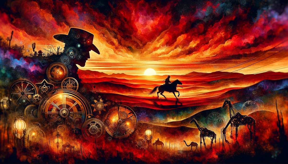 Twilight Rhapsody A Journey Through Time and Color in the Wild West