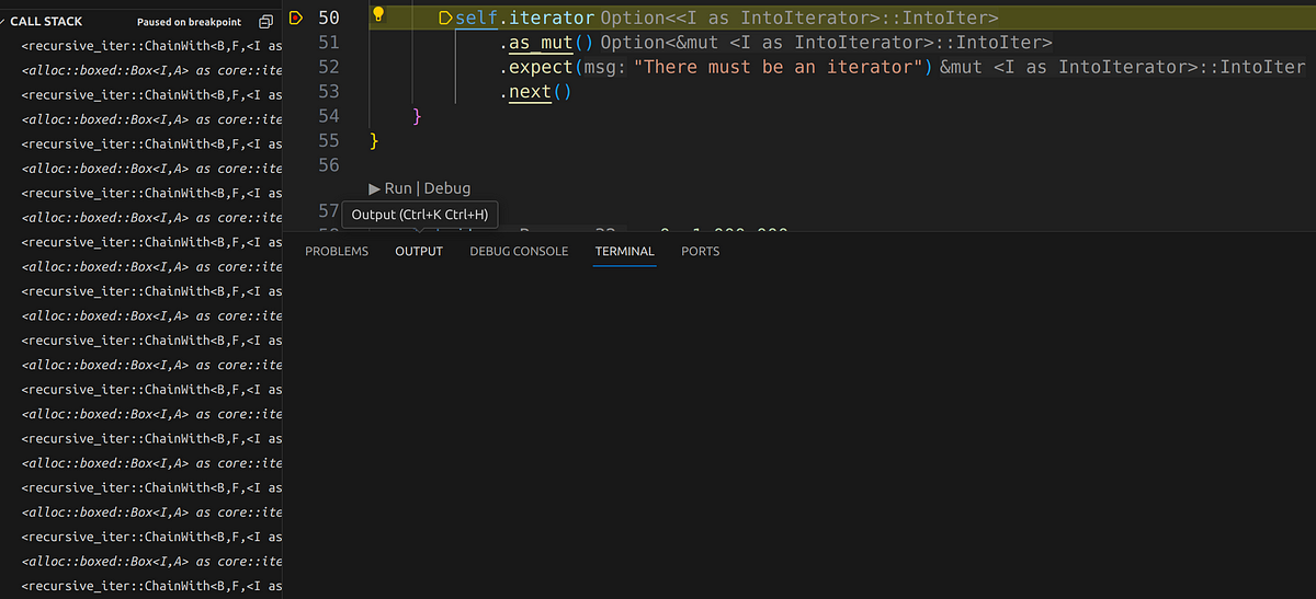 Rust —avoid recursive iterator 2. Recap | by TechHara | Medium