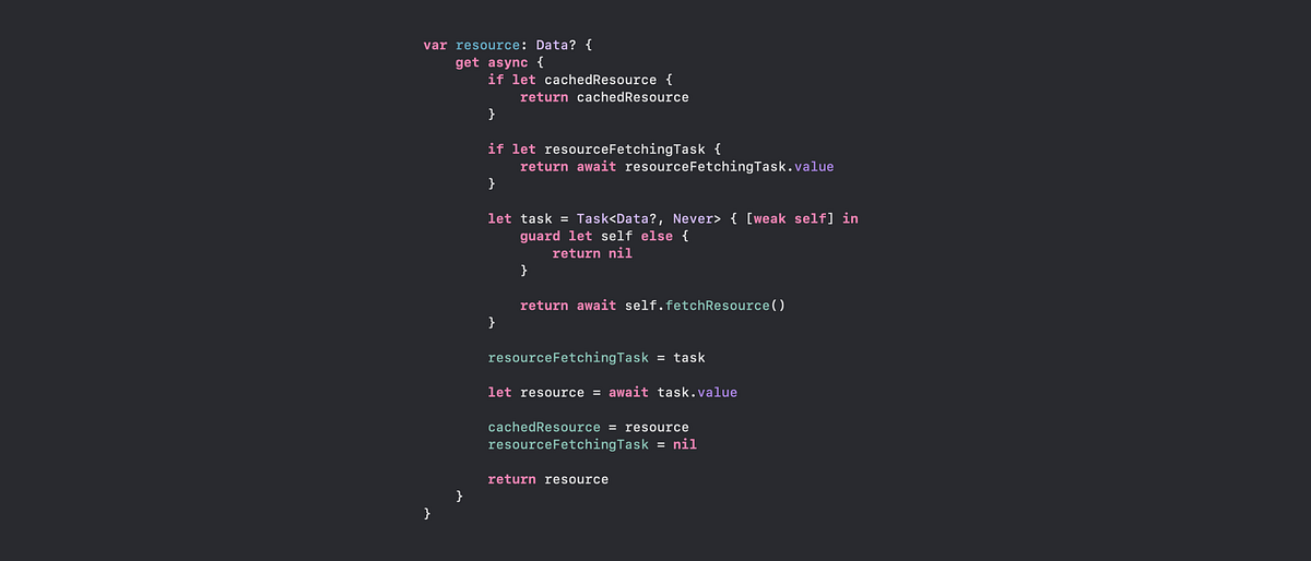 Concurrent and thread safe data cache with Swift Concurrency by Thomas Asheim Smedmann Medium