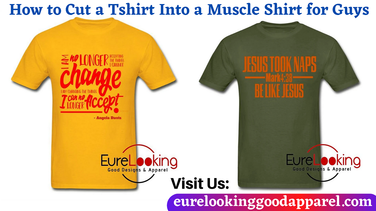 How to Cut a Tshirt Into a Muscle Shirt for Guys by Basidul Haque Medium