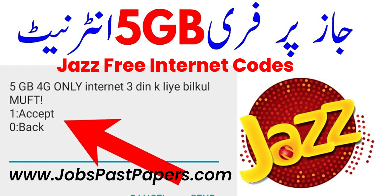 Free Internet Codes for Jazz Network by Tech and Gaming