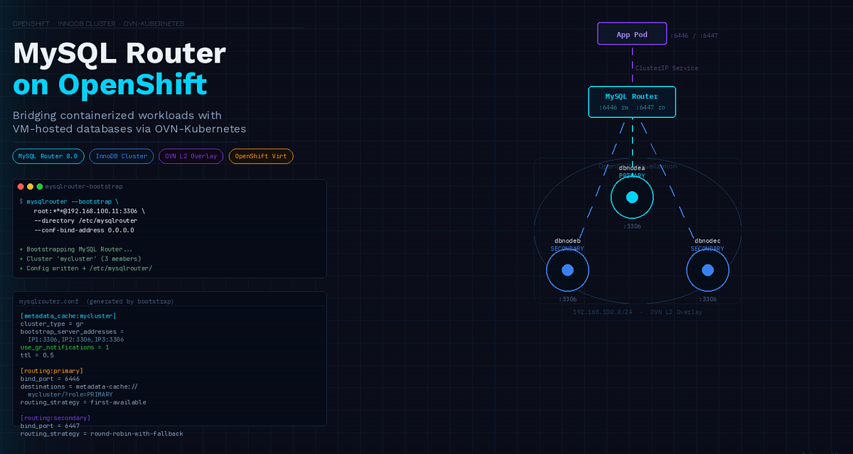 Deploying MySQL Router on OpenShift with a 3-Node MySQL InnoDB Cluster ...