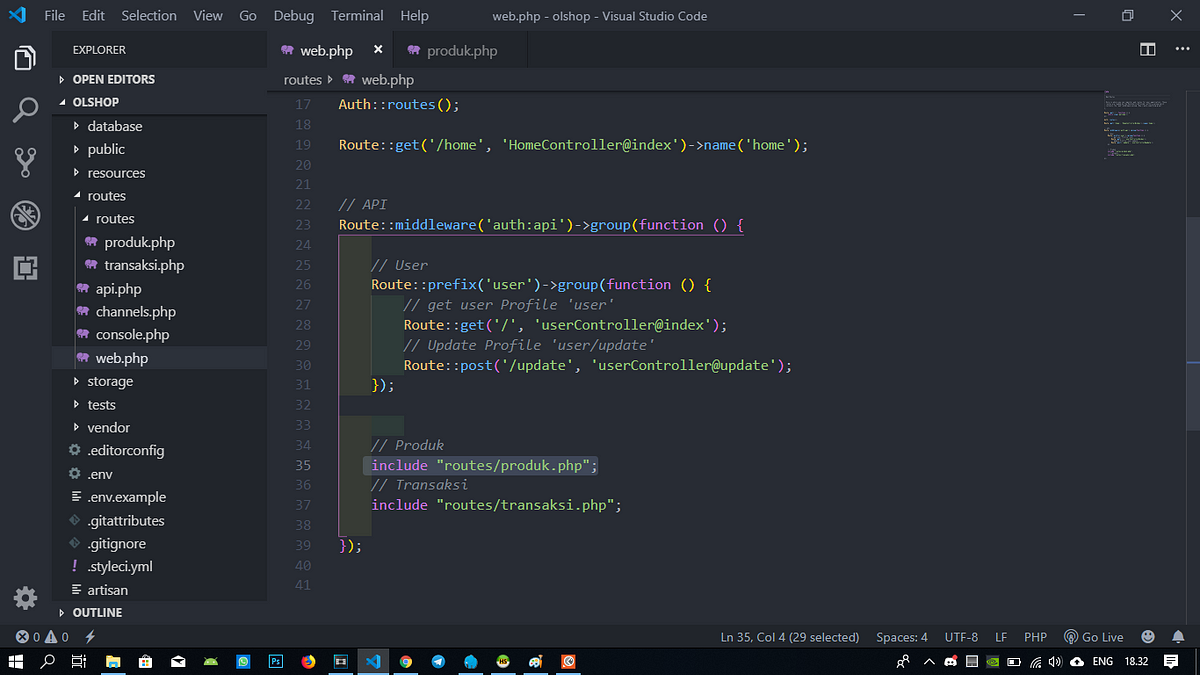 3) Tutorial Rest Api CRUD Produk Laravel | by ari bahtiar | Ari Bahtiar ...