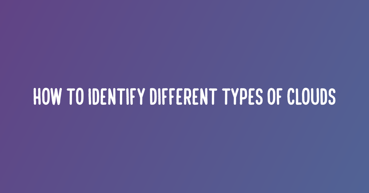 How to Identify Different Types of Clouds by  Tips Oct, 2024