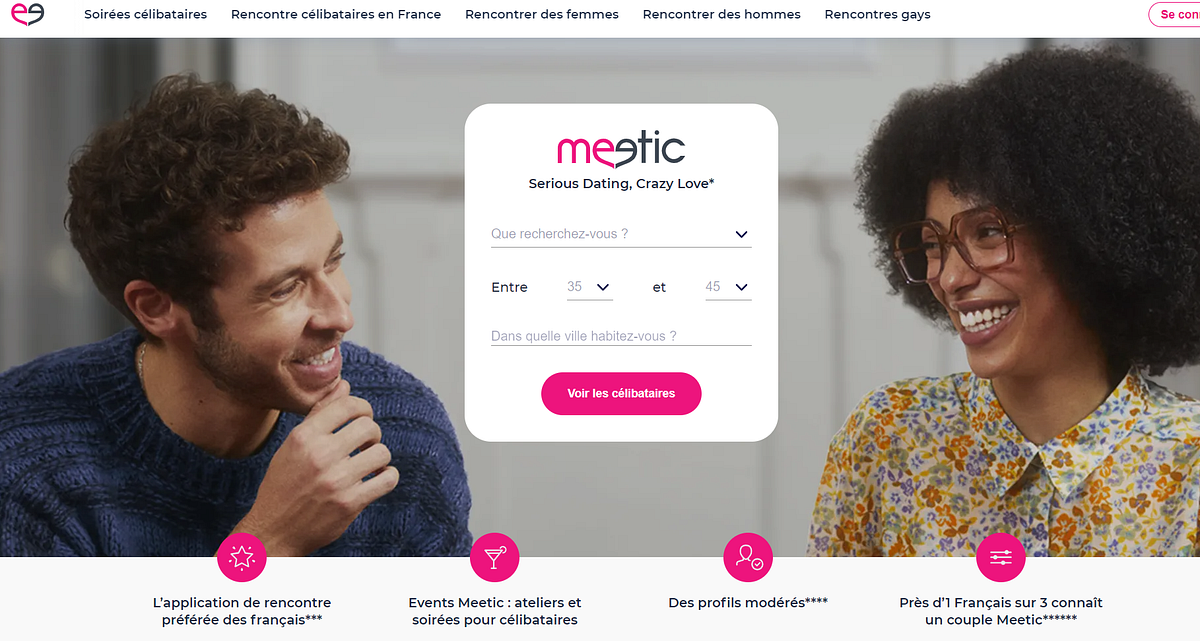 IMPOSSIBLE DE SE CONNECTER SUR MEETIC QUE FAIRE visual data 5