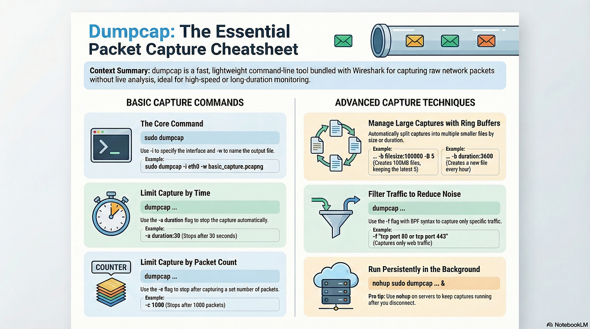 Mastering Network Packet Capture with Dumpcap | by Gba | Medium