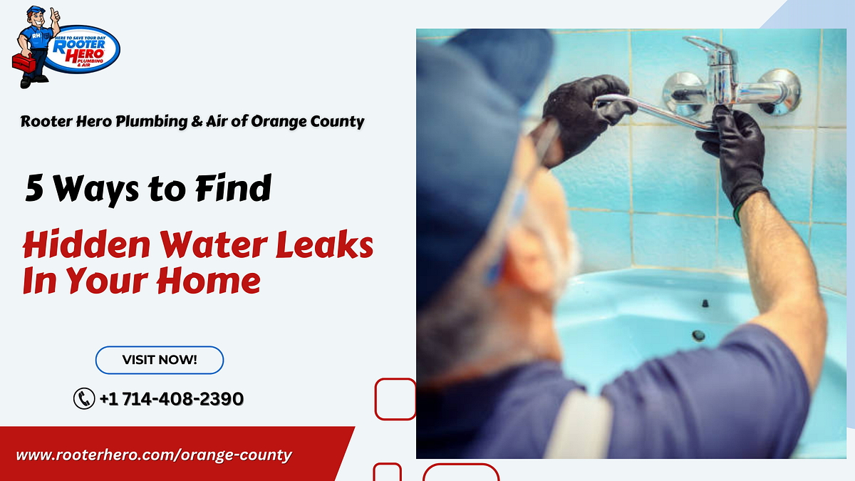 5 Ways to Find Hidden Water Leaks In Your Home by Rooter Hero