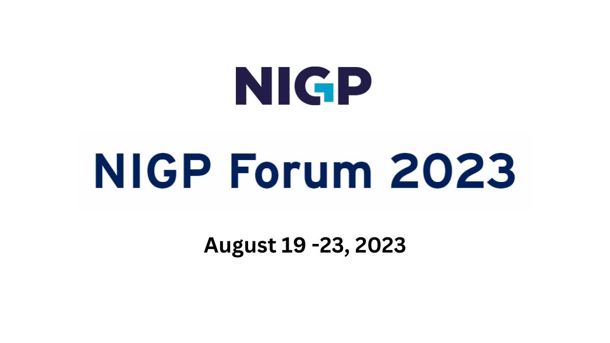 NIGP Forum 2023. Within the realm of Forum, our… by Jamescolin Aug