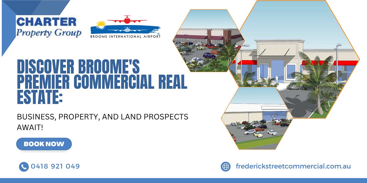 Discover Broome’s Premier Commercial Real Estate Business, Property