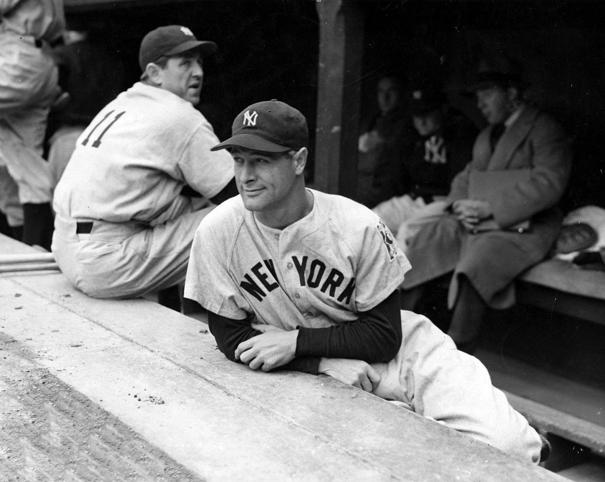 Lou Gehrig, Yankees' Iron Horse, dies in 1941 after 2-year battle