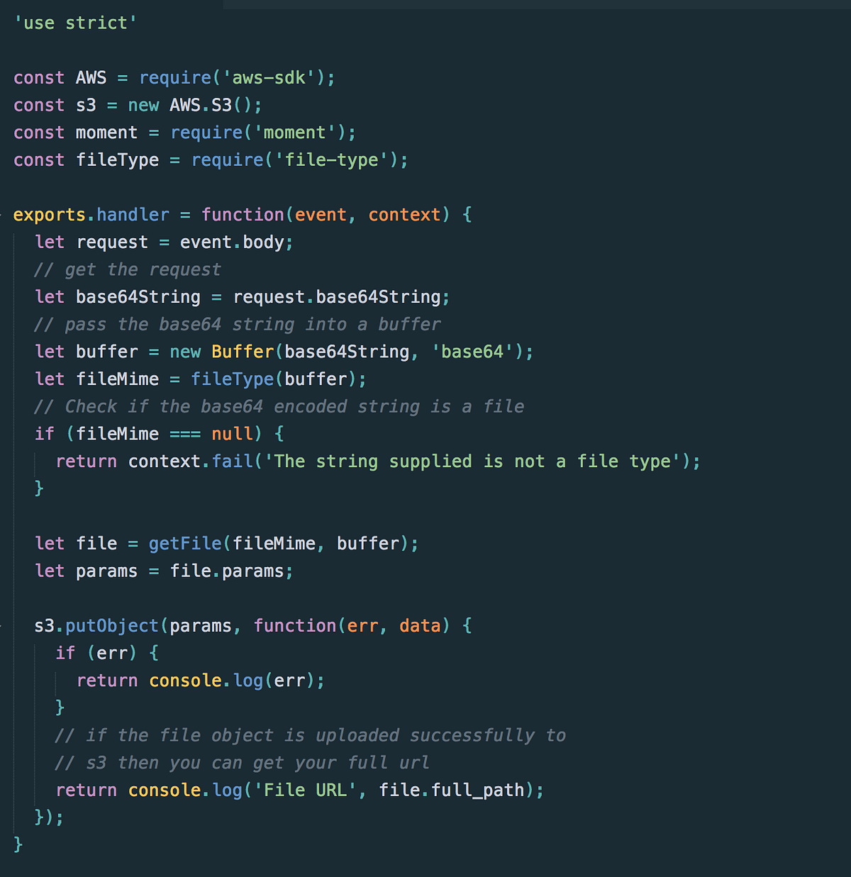 How to upload files to Amazon s3 using NodeJs, Lambda and API Gateway ...