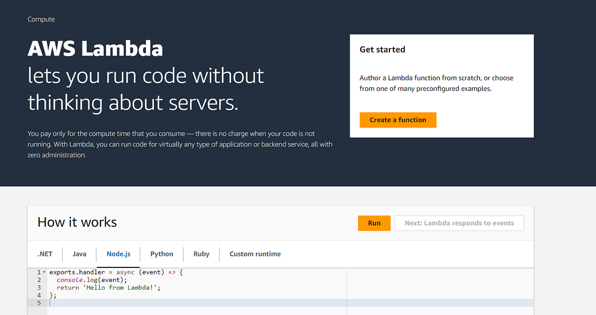 Mastering AWS Lambda: A Comprehensive Guide to Function Creation ...